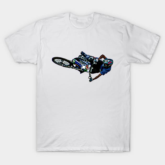 motocross T-Shirt by rickylabellevie